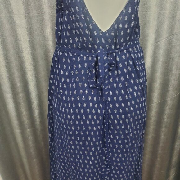 LuLu's Coveted Curated Collected Boho Paisley Low Back Maxi Dress Size M - Picture 9 of 16